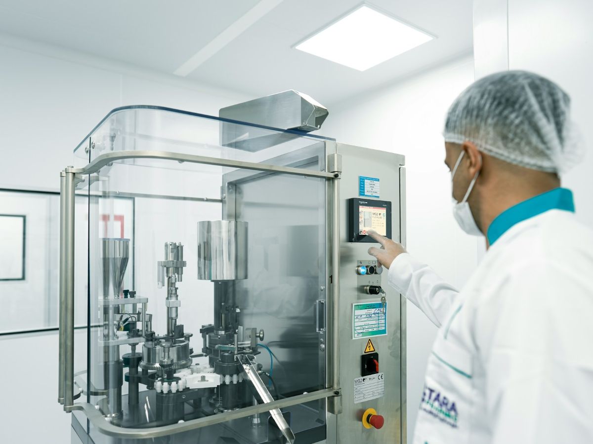 Pharmaceutical manufacturing equipment and operations